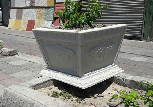 ساخت گلدان بتنی
